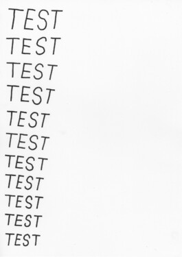 Word Drawings - Notings, Tobias Gutmann, Ink on Paper, 42x30, 2021 Tobias Gutmann - Face-o-mat / Sai Bot