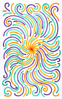 Drawing by Tobias Gutmann, ink on paper Tobias Gutmann - Face-o-mat / Sai Bot